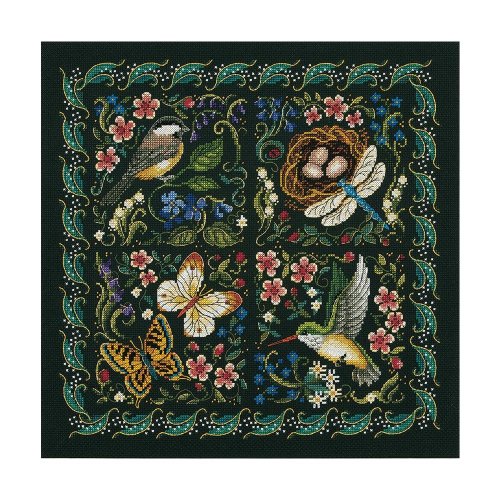 (image for) Gold Collection The Finery Of Nature Counted Cross Stitch Kit